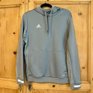 Adidas Men’s Aeroready Light Gray Hoodie Size M